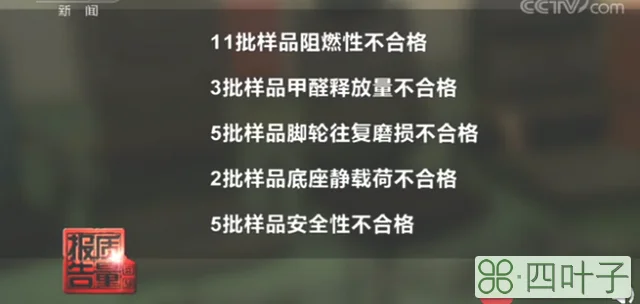 23.3%办公椅抽检不合格，部分存在爆炸风险