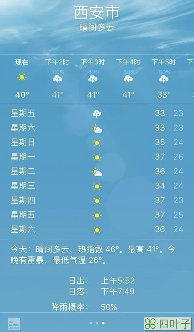 西安20天天气预报最新西安天气预报30天