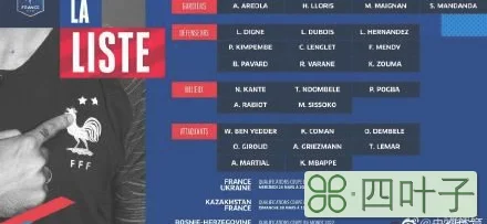 法国队公布国家队大名单：登贝莱回归